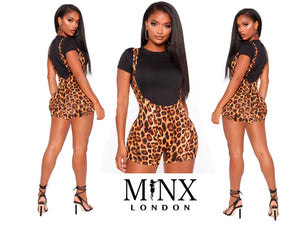 Leopard Print Bodysuit | Leopard Print Jumpsuit | Womens Leopard Print Shorts | Womens Bodysuit | Womens Jumpsuit | Womens Romper | Shorts