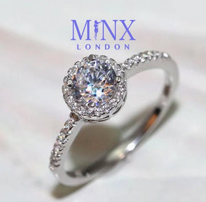 womens engagement ring | Brilliant Cut Ring | Resizable Engagement Ring | Round Diamond Ring | Diamond Rings | Engagement Ring Replacement