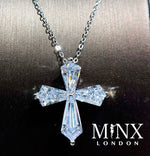 Womens Cross Necklace | Cross Necklace Women | Cross Necklace | Diamond Cross Pendant | Cross Pendant and Necklace | Silver Cross Necklace