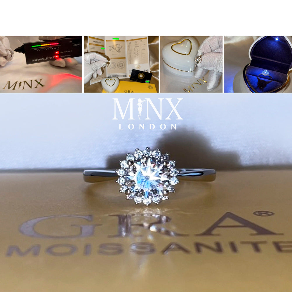 1ct | Womens Engagement Ring | Womens Wedding Ring | Moissanite Ring | Moissanite Engagement Rings | Moissanite Rings | Womens Diamond Ring