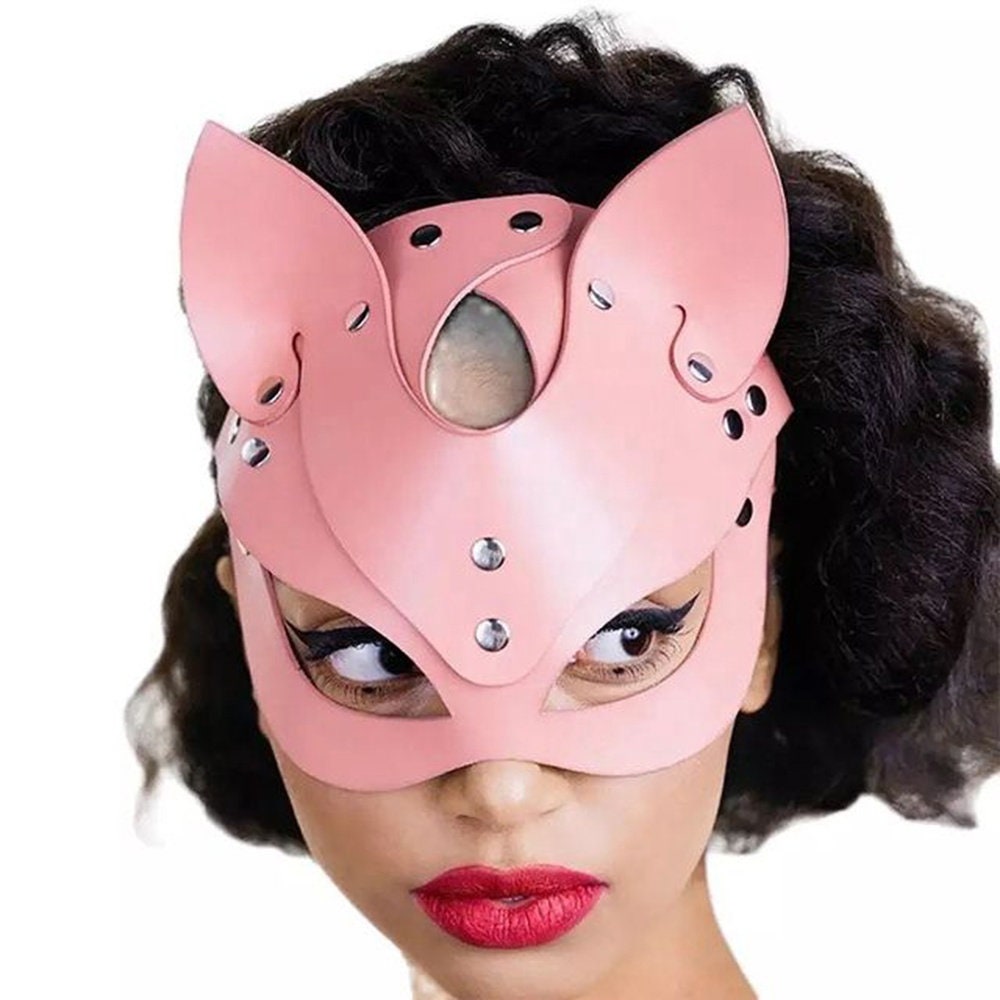 Sexy Mask | Sex Mask | Womens Leather Mask | Catwoman Mask | Cosplay Sexy