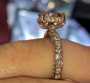 Womens Rose Gold Ring | Rose Gold Engagement Ring
