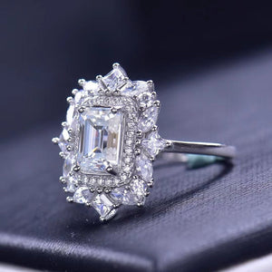 
            
                Load image into Gallery viewer, Emerald Engagement Ring
            
        