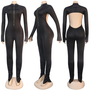 Womens Leather Jumpsuit |  Womens Bodysuit | Womens Jumpsuit