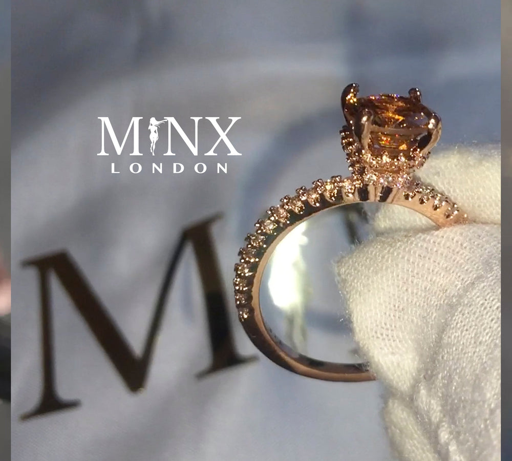 Big Carat Engagement Ring | Rose Gold Engagement Ring | Diamond Engagement Ring | Rose Gold Ring | Engagement Ring | Rose Gold Wedding Ring