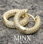 Iced Out Earrings | Diamond Earrings | Womens Earrings | Mens Diamond Earrings | Diamond Hoop Earrings | Mens Gold Diamond Earrings