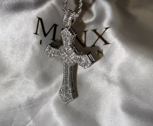 Iced Out Cross | Big Cross Necklace | Cross Necklace for Men | Iced Out Chain | Cross Chains | Cross Pendant | Diamond Cross Chain | Chain