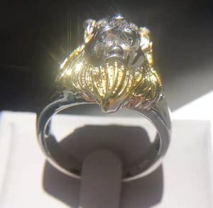 Lion Ring | Silver Lion Ring | Leo ring | Lion rings | Statement Ring | Lion Face Ring | Sphinx ring | Mens Gold Ring | Big Gold Ring Lion