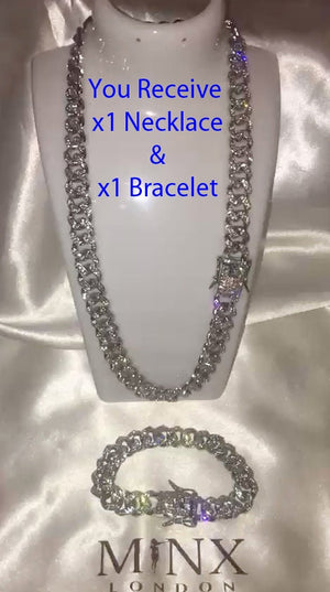 Iced Out Chain | Iced Out Necklace | Iced Out Bracelet | Mens Iced Out Chains | Cuban Link Chain | Mens Chain | Iced Out Bracelet | Bracelet