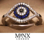 Evil Eye Ring | Turkish Eye Ring | Muslim Ring | Islam Ring |  Blue Diamond Ring | Silver Evil Eye Ring  | Evil Eye Rings | Muslim Eye Ring