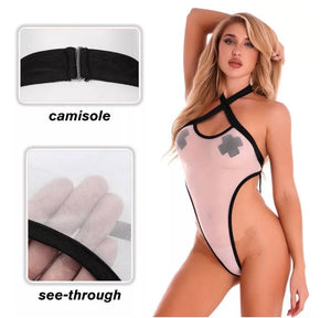 
            
                Load image into Gallery viewer, See Through Bodysuit | Bodysuits | Sexy Bodysuit | Womens Bodysuit
            
        