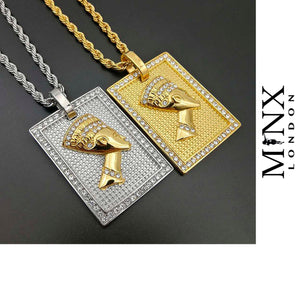 Nefertiti Pendant | Nefertiti Pendant | Nefertiti Necklace | Diamond Nefertiti Pendant | Egyptian Pendant | Egyptian Necklace