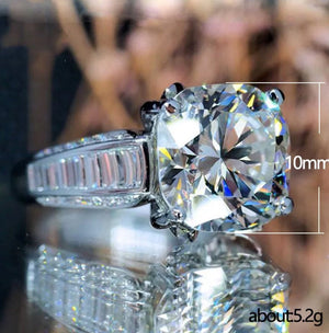 Engagement Ring | Big Womens Ring | Baguette Ring | Engagement Ring Diamond | Big diamond ring | Engagement rings | Big Diamond Rings