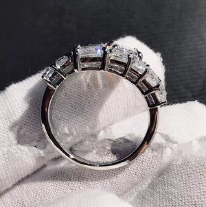 Baguette Ring | Eternity Ring | Mens Iced Out Ring | Diamond Ring | Big Iced Out Ring | fashion rings | friendship Ring | iced out rings