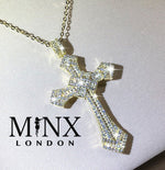 Gold Cross Pendant | Cross Pendant | Mens Cross Necklace | Gold Cross Necklace | Cross Pendant and Necklace | Iced Out Cross Pendant