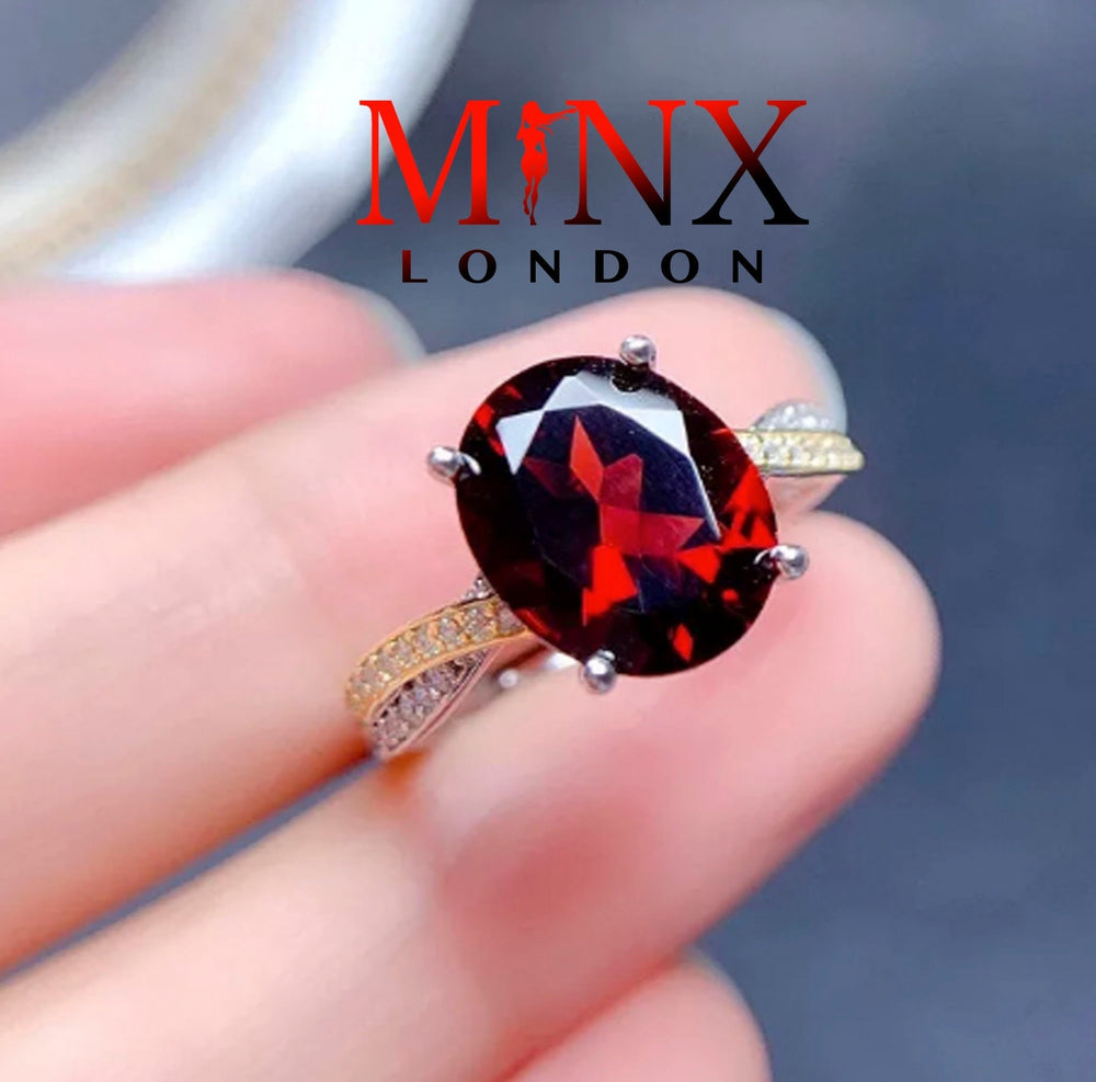 Infinity Ring | Ruby Ring | Red Diamond Ring | Ruby Engagement Ring | Ruby Diamond Ring | Ruby Wedding Ring | Red Engagement Ring