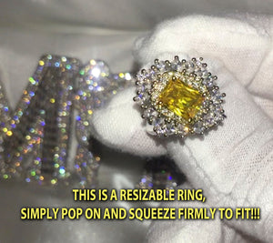 Friendship Ring | Yellow Diamond Ring | Yellow Diamond Engagement Rings
