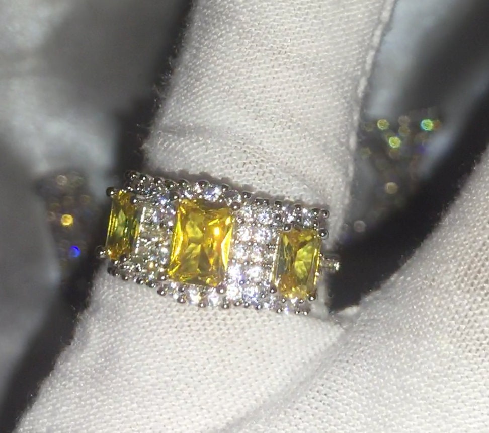 
            
                Load image into Gallery viewer, Yellow Diamond Engagement Rings | Yellow Diamond Ring | Womens Yellow Diamond Ring | Promise Ring | Womens Engagement Ring | Halo Ring
            
        