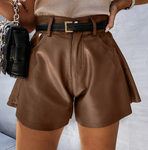 Womens Leather Shorts | Womens Shorts | Booty Shorts | Hot Pants | Leather Hot Pants | Leather Shorts | Faux Leather Shorts | Sexy Shorts