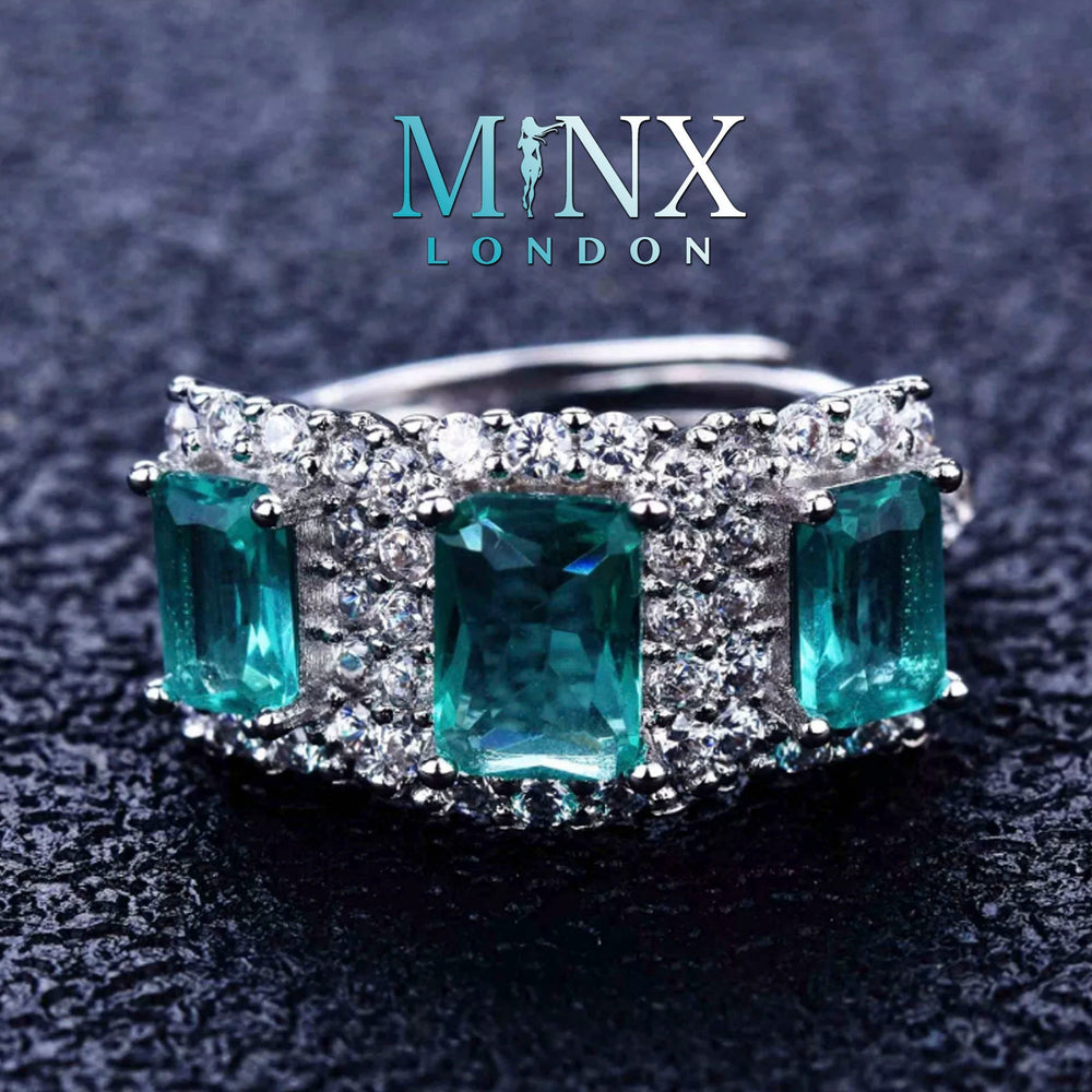 Green Diamond Engagement Rings | Green Diamond Ring | Womens Green Diamond Ring | Promise Ring | Womens Engagement Ring | Halo Ring