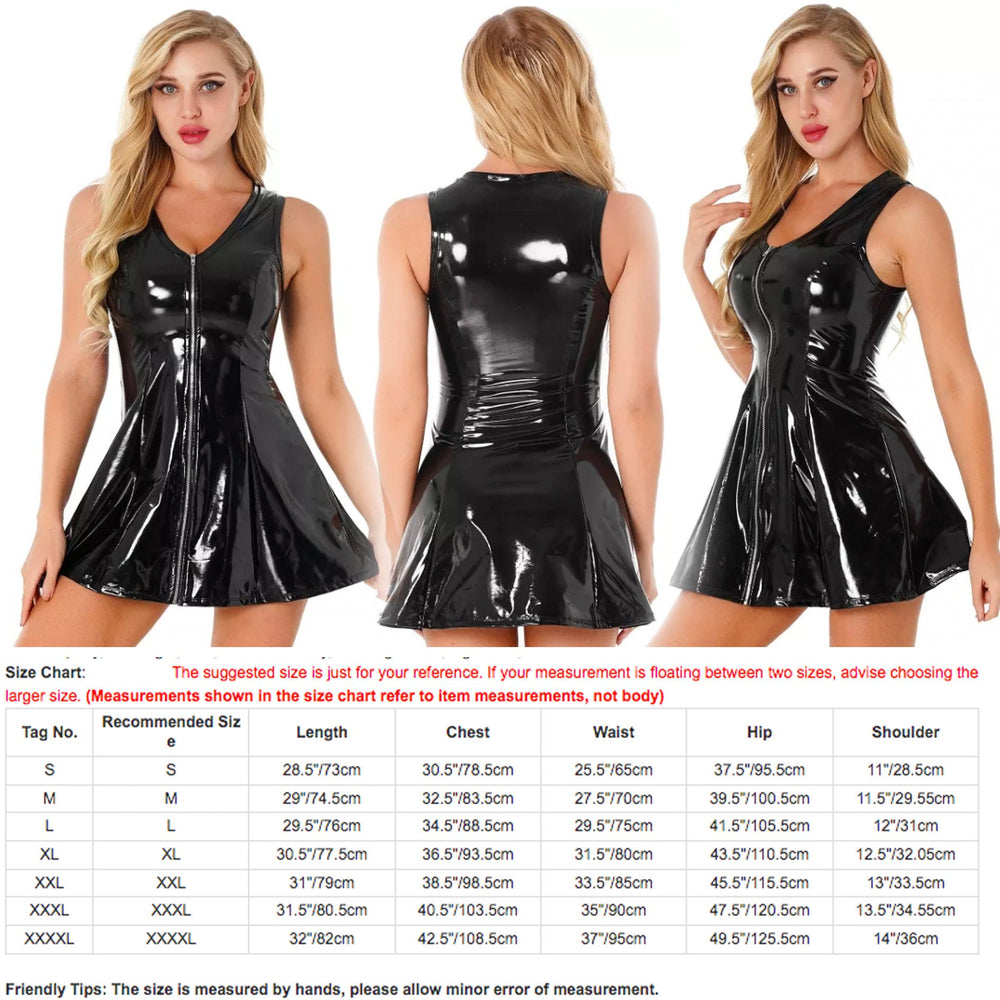 Leather Dress | Womens Leather Dress | Mini Dress | Sexy Leather Dress | Black Leather Dress | Party Dress | Girls Dress | Sexy Dress