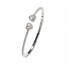 Womens Bracelet | Diamond Bracelet | Heart Bracelet | Diamond Bracelets