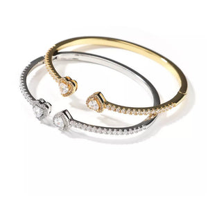 Womens Bracelet | Diamond Bracelet | Heart Bracelet | Diamond Bracelets
