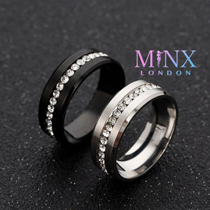 Eternity Ring | Promise Ring | Stainless Steel Ring | Eternity Ring Diamond | Engagement Rings | Wedding Band | Mens Stainless Steel Rings