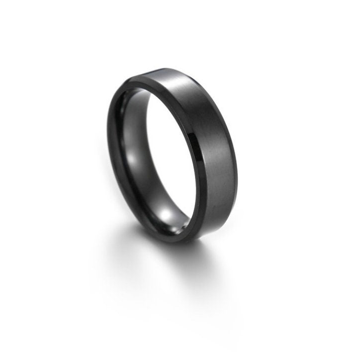 Stainless Steel Ring | Mens Wedding Ring | Mens Stainless Steel Ring | Womens Wedding Band | Wedding Band | Silver Ring | Wedding Ring | 6mm