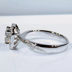 Diamond Engagement Ring | Round Diamond Engagement Ring | Wedding Ring | Womens Engagement Ring | Diamond Ring | Cheap Engagement Rings