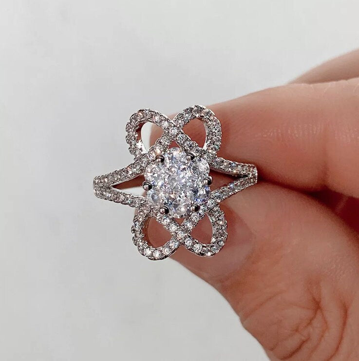 Fashion Ring | Cross Ring | Diamond Cross Ring | Wrapped Ring | Twist Ring | Stackable Ring | Charm Ring | Flower Ring | Diamond Flower Ring