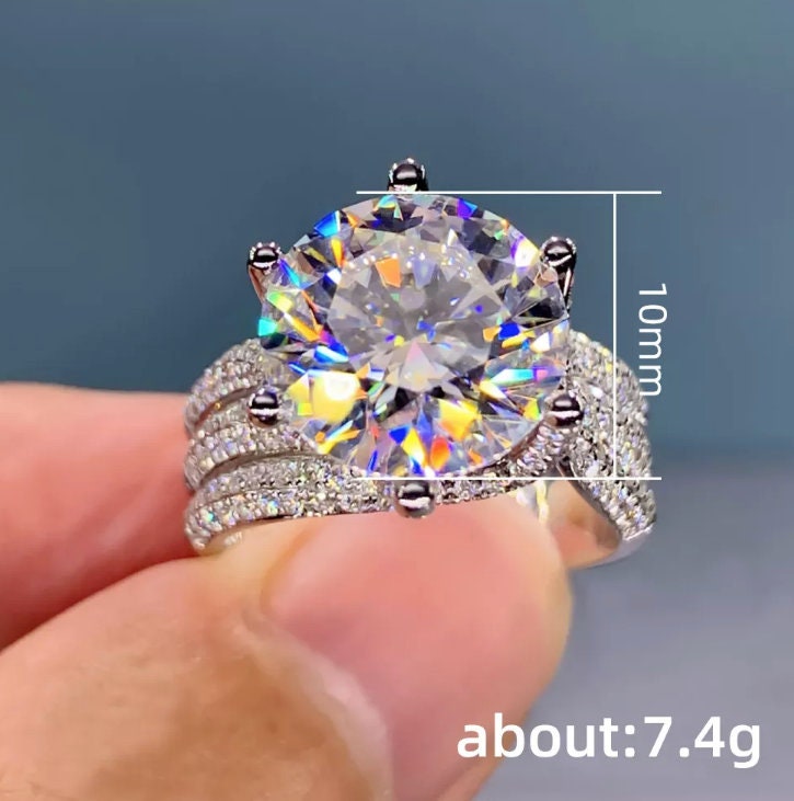 Big Carat Engagement Ring | Womens Big Diamond Ring | Womens Engagement Ring | Cheap Wedding Rings | Womens Wedding Ring | Womens Big Rings