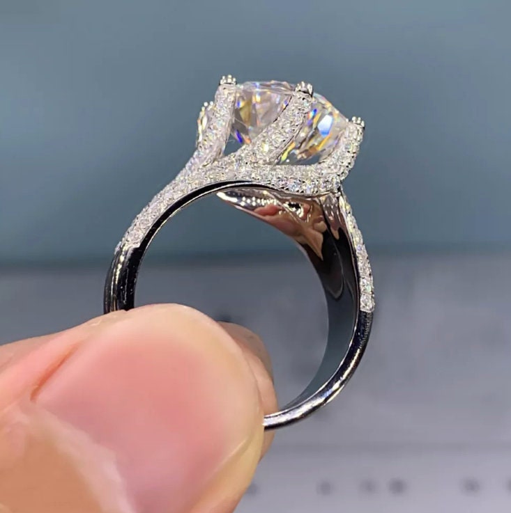 Big Carat Engagement Ring | Womens Big Diamond Ring | Womens Engagement Ring | Cheap Wedding Rings | Womens Wedding Ring | Womens Big Rings