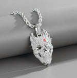 Hip Hop Pendant | Iced Out Pendant | Skull Pendants | Diamond Pendant | Hip Hop Chain | Iced Necklace | Hip Hop Jewelry | Iced Jewellery