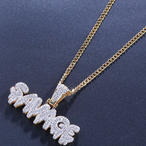 Savage Pendant | Iced Out Pendant | Letter Pendants | Diamond Pendant | Iced Necklace | Bling Necklace | Hip Hop Chain | Iced Jewellery