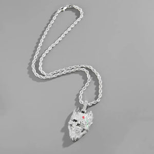 Hip Hop Pendant | Iced Out Pendant | Skull Pendants | Diamond Pendant | Hip Hop Chain | Iced Necklace | Hip Hop Jewelry | Iced Jewellery