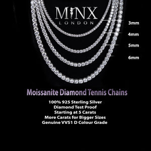 Moissanite Tennis Chain