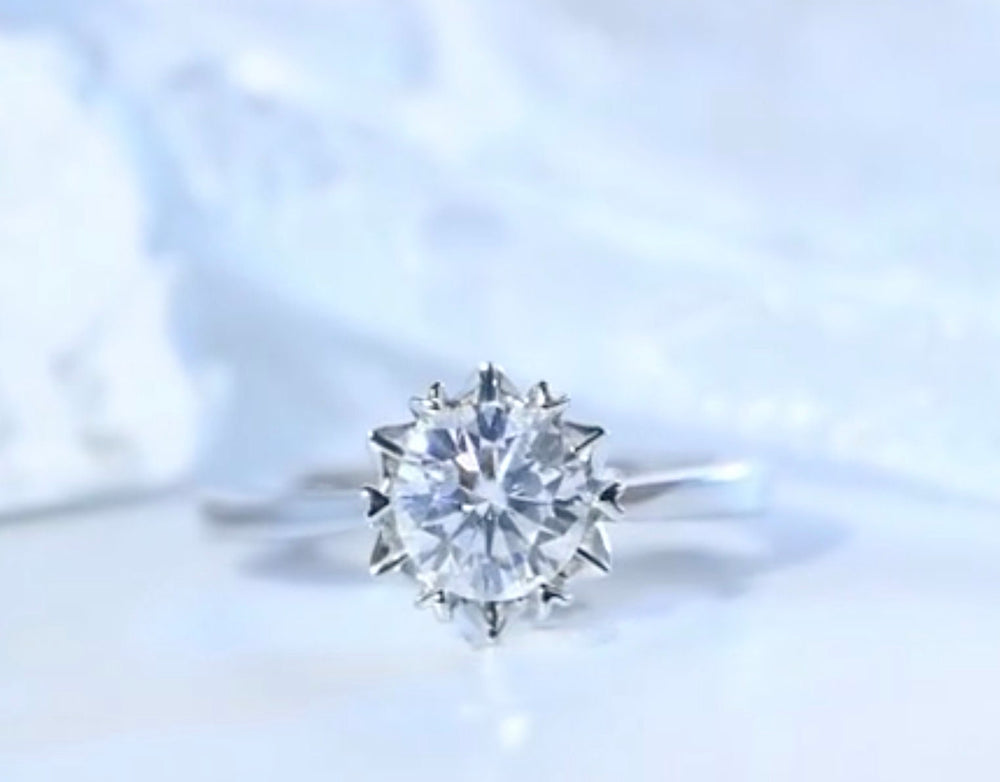 Moissanite Engagement Ring | 1ct | Womens Engagement Ring | Womens Wedding Ring | Moissanite Ring | Moissanite Rings | Womens Diamond Ring