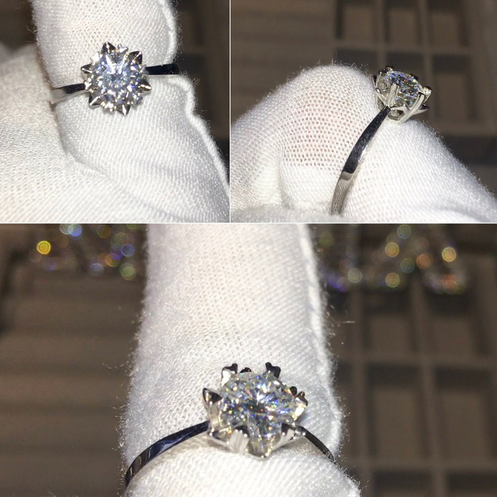 Moissanite Engagement Ring | 1ct | Womens Engagement Ring | Womens Wedding Ring | Moissanite Ring | Moissanite Rings | Womens Diamond Ring