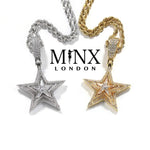 Star Necklace | Star Necklace Silver | Iced Out Star Pendant | Diamond Star Pendant | Diamond Star Necklace | Star Shape Pendant | Hip Hop