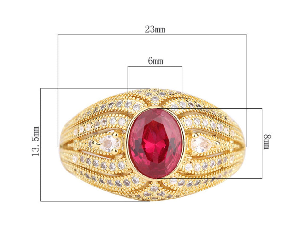 
            
                Load image into Gallery viewer, Red Diamond Ring | Red Diamond Engagement Ring | Womens Gold Wedding Ring | Womens Red Diamond Ring | Gold Red Diamond Ring | Gold Ruby Ring
            
        