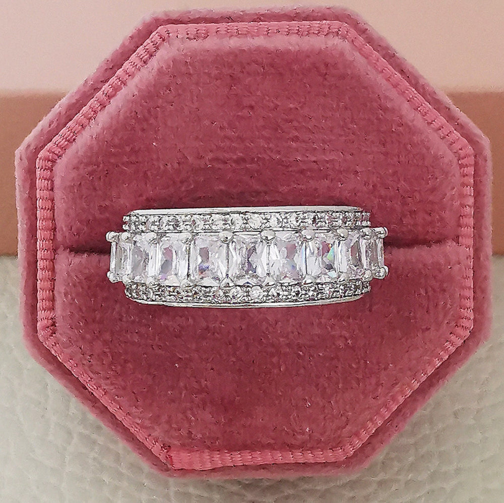 Baguette Ring | Eternity Ring | Womens Wedding Band | Diamond Ring | Mens Wedding Ring | fashion rings | Promise Ring | Eternity Rings