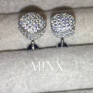 Iced Out Earrings | Diamond Earrings | Womens Earrings | Diamond Ear Studs | Womens Stud Earrings | Mens Iced Ear Studs |  Hip Hop Ear Studs