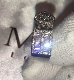 womens iced out ring